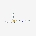 N-[3-(DIBUTYL-METHYL-SILYL)PROPYL]BUTAN-1-AMINE