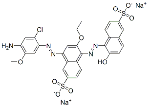 4-[(4-Amino-2-chloro-5-methoxyphenyl)azo]-2-ethoxy-2-hydroxy-[1,1-azobisnaphthalene]-6,6-disulfonic acid disodium salt