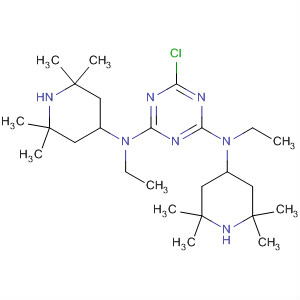 1,3,5-Triazine-2,4-diamine,6-chloro-N,N'-diethyl-N,N'-bis(2,2,6,6-tetramethyl-4-piperidinyl)-