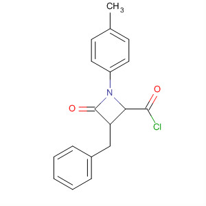 2-Azetidinecarbonyl chloride,1-(4-methylphenyl)-4-oxo-3-(phenylmethyl)-, cis-
