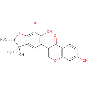 4H-1-Benzopyran-4-one,3-(2,3-dihydro-6,7-dihydroxy-2,3,3-trimethyl-5-benzofuranyl)-7-hydroxy-
