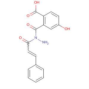 Benzoic acid, 4-hydroxy-, 2-(1-oxo-3-phenyl-2-propenyl)hydrazide