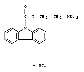 2-(Diethylamino)ethyl 9H-carbazole-9-carboxylate hydrochloride (1:1)