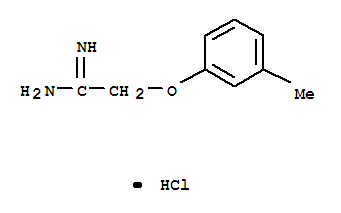 2-(3-Methylphenoxy)ethanimidamide hydrochloride (1:1)