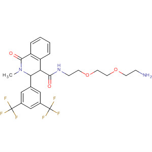 4-Isoquinolinecarboxamide,N-[2-[2-(2-aminoethoxy)ethoxy]ethyl]-3-[3,5-bis(trifluoromethyl)phenyl]-1,2,3,4-tetrahydro-2-methyl-1-oxo-