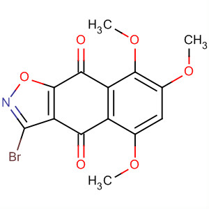 Naphth[2,3-d]isoxazole-4,9-dione, 3-bromo-5,7,8-trimethoxy-