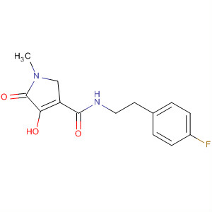 1H-Pyrrole-3-carboxamide,N-[2-(4-fluorophenyl)ethyl]-2,5-dihydro-4-hydroxy-1-methyl-5-oxo-