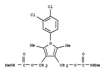 [1-(3,4-dichlorophenyl)-2,5-dimethyl-1H-pyrrole-3,4-diyl]dimethanediyl bis(methylcarbamate)