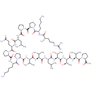 L-Proline,L-arginyl-L-lysyl-L-prolyl-L-prolyl-L-leucyl-L-glutaminyl-L-prolyl-L-lysyl-L-prolyl-L-valyl-L-valyl-L-leucyl-L-threonyl-L-threonyl-L-valyl-