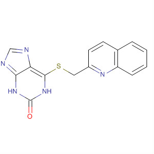 2H-Purin-2-one, 1,3-dihydro-6-[(2-quinolinylmethyl)thio]-