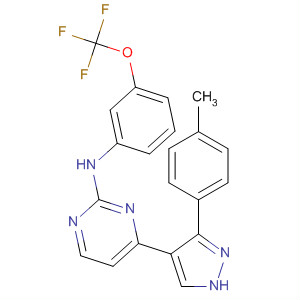 2-Pyrimidinamine,4-[3-(4-methylphenyl)-1H-pyrazol-4-yl]-N-[3-(trifluoromethoxy)phenyl]-