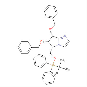 5H-Pyrrolo[1,2-a]imidazole,5-[[[(1,1-dimethylethyl)diphenylsilyl]oxy]methyl]-6,7-dihydro-6,7-bis(phenylmethoxy)-, (5R,6S,7R)-