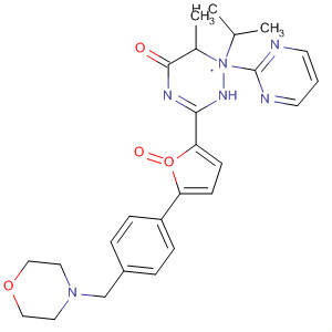 Pyrimido[5,4-e]-1,2,4-triazine-5,7(1H,6H)-dione,6-methyl-1-(1-methylethyl)-3-[5-[4-(4-morpholinylmethyl)phenyl]-2-furanyl]-