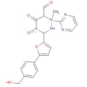 Pyrimido[5,4-e]-1,2,4-triazine-5,7(1H,6H)-dione,3-[5-[4-(hydroxymethyl)phenyl]-2-furanyl]-1,6-dimethyl-, 4-oxide