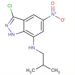 1H-Indazol-7-amine, 3-chloro-N-(2-methylpropyl)-5-nitro-