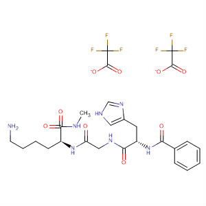 L-Lysinamide, N-benzoyl-L-histidyl-N-methylglycyl-, bis(trifluoroacetate)