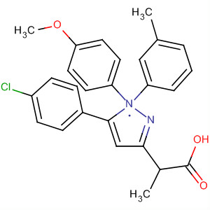 1H-Pyrazole-3-propanoic acid,5-(4-chlorophenyl)-1-(4-methoxyphenyl)-a-(3-methylphenyl)-