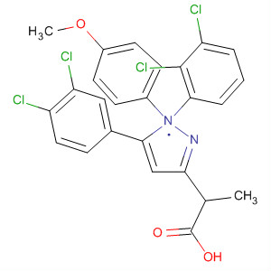 1H-Pyrazole-3-propanoic acid,a-(2,3-dichlorophenyl)-5-(3,4-dichlorophenyl)-1-(4-methoxyphenyl)-