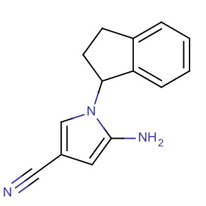 1H-Pyrrole-3-carbonitrile, 5-amino-1-(2,3-dihydro-1H-inden-1-yl)-