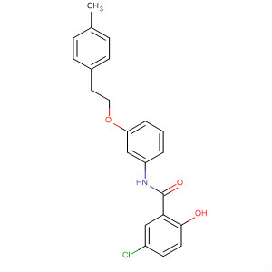 Benzamide, 5-chloro-2-hydroxy-N-[3-[2-(4-methylphenyl)ethoxy]phenyl]-