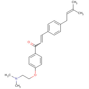 2-Propen-1-one,1-[4-[2-(dimethylamino)ethoxy]phenyl]-3-[4-(3-methyl-2-butenyl)phenyl]-