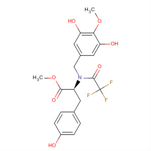 L-Tyrosine,N-[(3,5-dihydroxy-4-methoxyphenyl)methyl]-N-(trifluoroacetyl)-, methylester