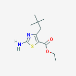 5-Thiazolecarboxylic acid, 2-amino-4-(2,2-dimethylpropyl)-, ethyl ester