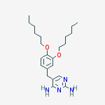 2,4-Pyrimidinediamine, 5-[[3,4-bis(hexyloxy)phenyl]methyl]-