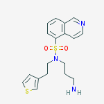 5-Isoquinolinesulfonamide, N-(3-aminopropyl)-N-[2-(3-thienyl)ethyl]-