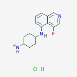 1,4-Cyclohexanediamine, N-(4-fluoro-5-isoquinolinyl)-, hydrochloride
