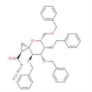 4-Oxaspiro[2.5]octane-1-carbonyl azide,6,7,8-tris(phenylmethoxy)-5-[(phenylmethoxy)methyl]-,(1S,3R,5R,6S,7S,8R)-