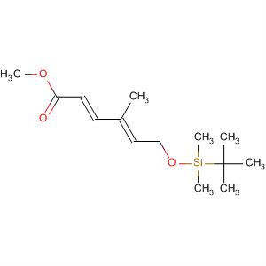 2,4-Hexadienoic acid, 6-[[(1,1-dimethylethyl)dimethylsilyl]oxy]-4-methyl-,methyl ester, (2E,4E)-