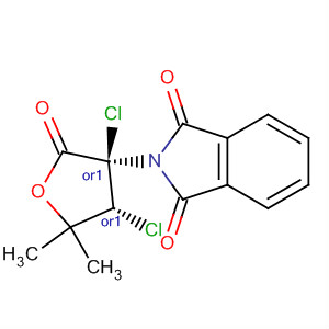 1H-Isoindole-1,3(2H)-dione,2-[(3R,4R)-3,4-dichlorotetrahydro-5,5-dimethyl-2-oxo-3-furanyl]-, rel-