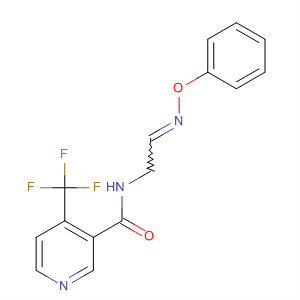 3-Pyridinecarboxamide, N-[2-(phenoxyimino)ethyl]-4-(trifluoromethyl)-