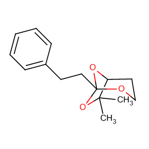 2,7,8-Trioxabicyclo[3.2.1]octane, 6,6-dimethyl-1-(2-phenylethyl)-