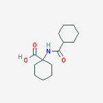 CYCLOHEXANECARBOXYLIC ACID 1-[(CYCLOHEXYLCARBONYL)AMINO]-