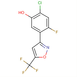 Phenol, 2-chloro-4-fluoro-5-[5-(trifluoromethyl)-3-isoxazolyl]-