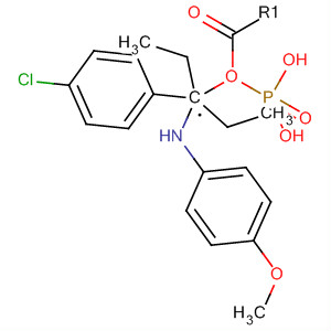 Phosphonic acid, [(4-chlorophenyl)[(4-methoxyphenyl)amino]methyl]-,diethyl ester