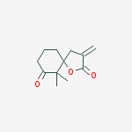 6,6-dimethyl-3-methylidene-1-oxaspiro[4.5]decane-2,7-dione