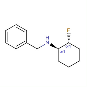 Benzenemethanamine, N-[(1R,2R)-2-fluorocyclohexyl]-, rel-