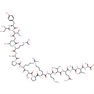 L-Alanine,L-cysteinyl-L-tyrosyl-L-threonyl-L-leucyl-L-arginyl-L-alanyl-L-prolyl-L-arginyl-L-seryl-L-prolyl-L-lysyl-L-methionyl-L-valyl-L-glutaminyl-L-alanyl-L-threonyl-