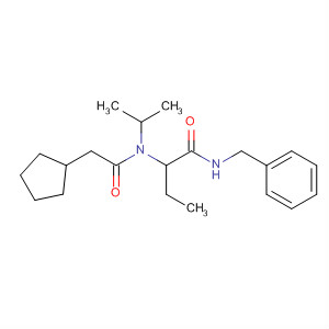 Cyclopentaneacetamide,N-(1-methylethyl)-N-[1-[[(phenylmethyl)amino]carbonyl]propyl]-