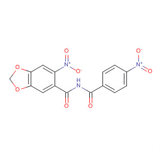 1,3-Benzodioxole-5-carboxamide, 6-nitro-N-(4-nitrobenzoyl)-