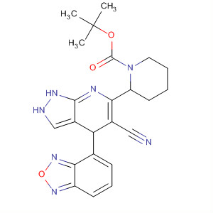 1-Piperidinecarboxylic acid,2-[4-(2,1,3-benzoxadiazol-4-yl)-5-cyano-2,4-dihydro-1H-pyrazolo[3,4-b]pyridin-6-yl]-, 1,1-dimethylethyl ester