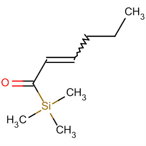 Silane, trimethyl(1-oxo-2-hexenyl)-