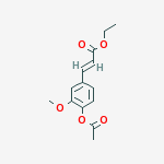 ethyl (2E)-3-[4-(acetyloxy)-3-methoxyphenyl]prop-2-enoate