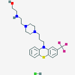 2-{[2-(4-{3-[2-(trifluoromethyl)-10H-phenothiazin-10-yl]propyl}piperazin-1-yl)ethyl]amino}ethanol