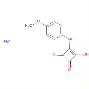 3-Cyclobutene-1,2-dione, 3-hydroxy-4-[(4-methoxyphenyl)amino]-,monosodium salt