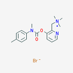 N,N,N-trimethyl(3-{[methyl(4-methylphenyl)carbamoyl]oxy}pyridin-2-yl)methanaminium bromide