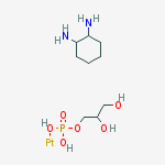 Glycerophosphate(1,2-diaminocyclohexane)platinum(II)
